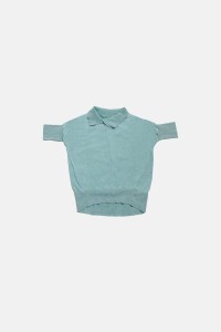 Koszulka 004B WELT POLO TEE mint blue