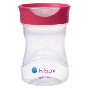 Kubek treningowy do nauki picia 240 ml MALINOWY | b.box