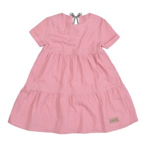 Sukienka MUSLIN dress LEA pink (mama&córka)