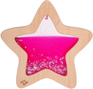 Sensoryczna GWIAZDA świecąca w ciemności PINK różowa | Petit Boum 85768