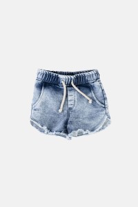 Szorty LIGHT BLUE JEANS SHORTS RAW