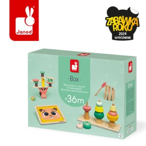 Janod 3 lata+ Zestaw zabawek edukacyjnych Box