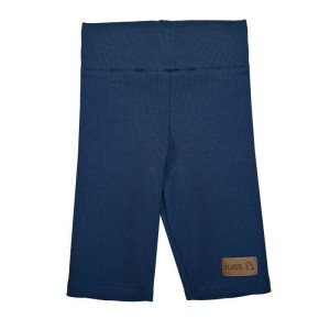 Kolarki prążkowane Shorts RIB navy (mama&dziecko)