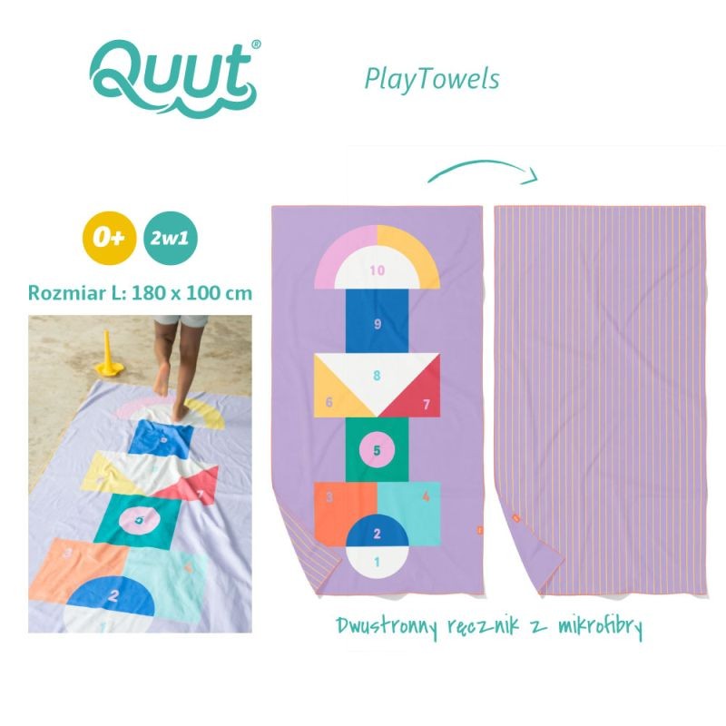 174165-5425031174165-QUUT-Dwustronny-ręcznik-plażowy-PlayTowels-L-180-100-cm-Hopscotch- (2).jpg