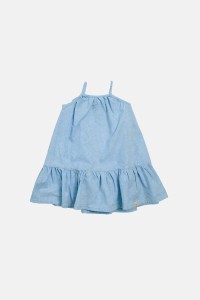 Sukienka 411 WAVE LONG DRESS light blue