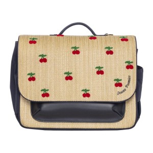 Tornister 6-8 lat It Bag MIDI Raffia Cherry | Jeune Premier