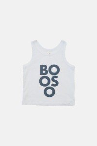 Koszulka 029 WHITE TOP BOOSO white (BOOSO BLUE)