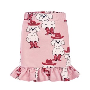 Spódniczka z falbanką SZERYF RÓŻOWY - SHERIFF PINK / FRILLED SKIRT