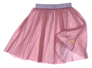 Spódniczka dwustronna 210A-24 TULLE SKIRT - PINK & PINK