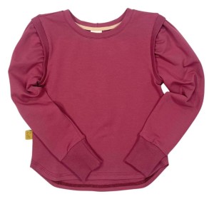 Bluzka 217-24 LONGSLEEVE BASIC "PUFF" / CHERRY RED