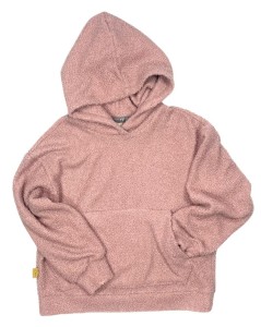 Bluza 262-24 HOODIE BOUCLE / PINK