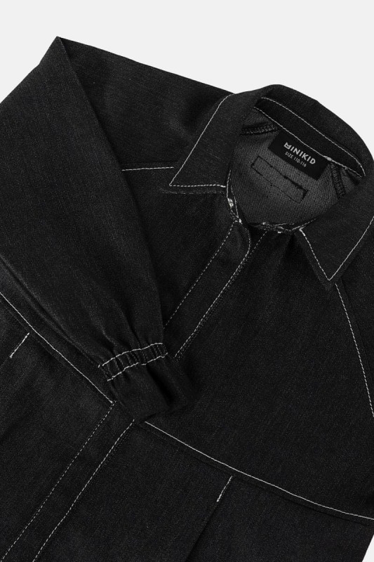 minikid-sklep-BLACK DENIM DRESS detal-polkabubu-11.jpg