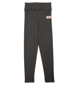 Legginsy prążkowane RIB khaki