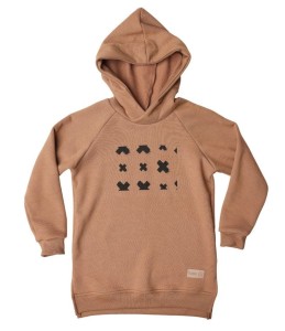 Bluza hoodie CROSS carmel ( ciepła )