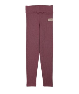 Legginsy prążkowane RIB rose brown