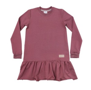 Sukienka dress FRILLY rose brown