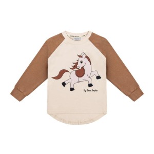 Longsleeve KONIK ECRU - HORSE OFF-WHITE / LONGSLEEVE