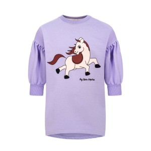 Tunika bufiasta KONIK FIOLET - HORSE VIOLET / PUFF TUNIC