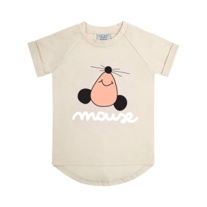 T-Shirt MYSZKA ECRU - MOUSE OFF-WHITE / T-SHIRT