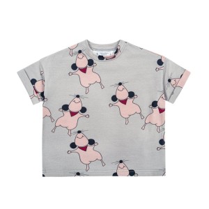 T-Shirt MYSZKA SZARA - MOUSE GREY / T-SHIRT