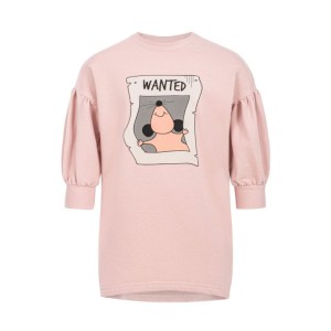 Tunika bufiasta MYSZKA RÓŻOWA - MOUSE PINK / PUFF TUNIC