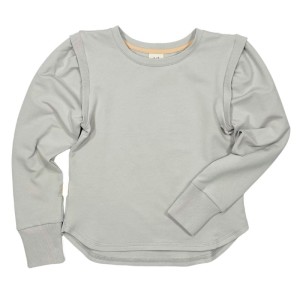 Bluzka 216-24 LONGSLEEVE BASIC "PUFF" / GRAY