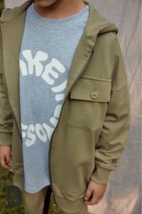 Bluza rozpinana KHAKI make it awesome