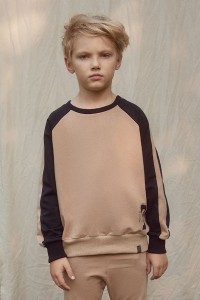 Bluza BEŻOWO CZARNA person