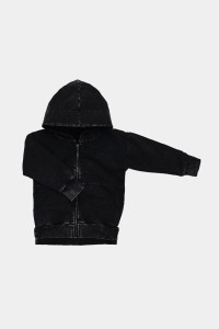 Bluza 123 ZIP ACID BLACK HOODIE