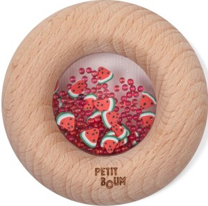 Grzechotka Sensoryczna Arbuz 6 m+ Petit Boum 85761
