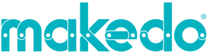 Makedo – logo producenta zabawek konstrukcyjnych do budowania z kartonu